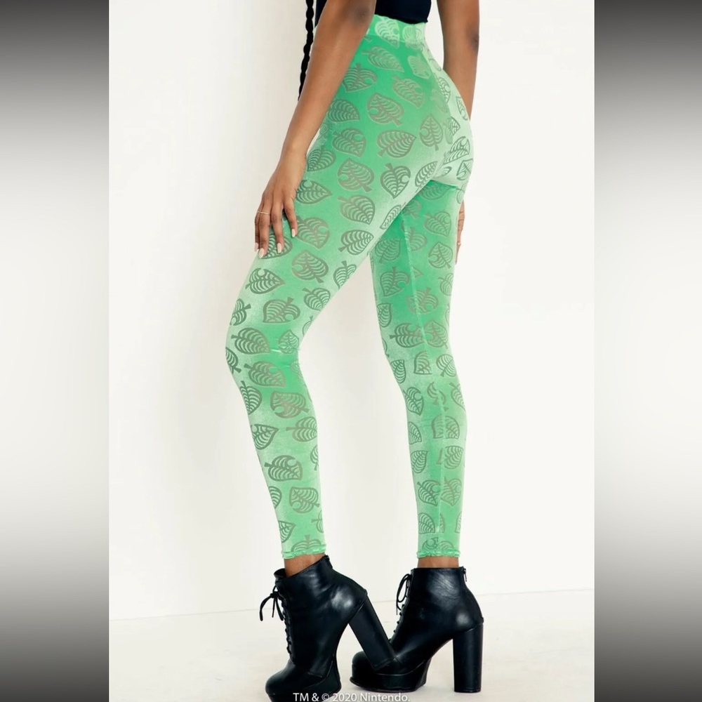NWT Blackmilk ACNH Velvet Leggings Animal Crossing